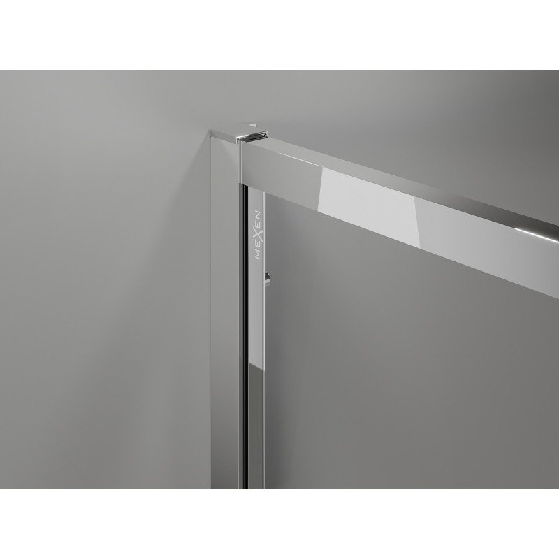 Mexen Exo-S Stumdomos dušo durys 125 cm, skaidrios, chromuotos - 8151-125-000-01-00