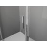 Mexen Exo slankiosios dušo durys, 120 cm, permatomos, chromuotos - 8151-120-000-01-00