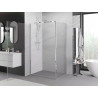 Mexen Exo-B atidarymo tipo dušo kabina 95 x 70 cm, permatomas, chromas - 817-095-070-01-00