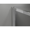 Mexen Exo-B atidarymo tipo dušo kabina 95 x 70 cm, permatomas, chromas - 817-095-070-01-00