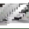 Mexen Exo atveriamas dušo kabina 70 x 75 cm, permatomas, chromas - 817-070-075-01-00