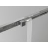 Mexen Exo dvigubos stumdomosios dušo durys 160 cm, skaidrus, chromas - 8152-160-000-01-00