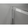Mexen Exo dvigubos stumdomosios dušo durys 160 cm, skaidrus, chromas - 8152-160-000-01-00