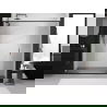 Mexen Exo dvigubos slankiosios dušo durys 180 cm, skaidrios, juodos - 8152-180-000-70-00