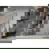 Mexen Lima sulankstoma dušo kabina 80 x 100 cm, Skaidrus, Juoda - 856-080-100-70-00