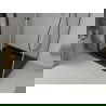 Mexen Lima sulankstoma dušo kabina 100 x 80 cm, permatoma, juoda + Flat dušo padėklas, juodas - 856-100-080-70-00-4070B