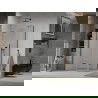 Mexen Lima sulankstoma dušo kabina 100 x 80 cm, Skaidrus, Juoda - 856-100-080-70-00