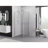 Mexen Exo-S stumdomoji dušo kabina 90 x 90 cm, permatoma, chromas - 8151-090-090-01-00