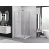 Mexen Exo-S stumdomoji dušo kabina 90 x 90 cm, permatoma, chromas - 8151-090-090-01-00
