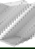 Mexen Exo varstoma dušo kabina 115 x 75 cm, skaidri, chrominė - 819-115-075-01-00