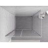 Mexen Exo-R varstoma dušo kabina 135 x 75 cm, permatomas, chromas - 819-135-075-01-00