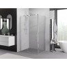 Mexen Exo-R voniaus dušo kabina 145 x 80 cm, permatomas, chromas - 819-145-080-01-00