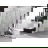 Mexen Exo atveriama dušo kabina 150 x 80 cm, skaidri, chromuota - 819-150-080-01-00
