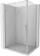Mexen Exo-R atitveriama dušo kabina 110 x 100 cm, permatoma, chromas - 819-110-100-01-00