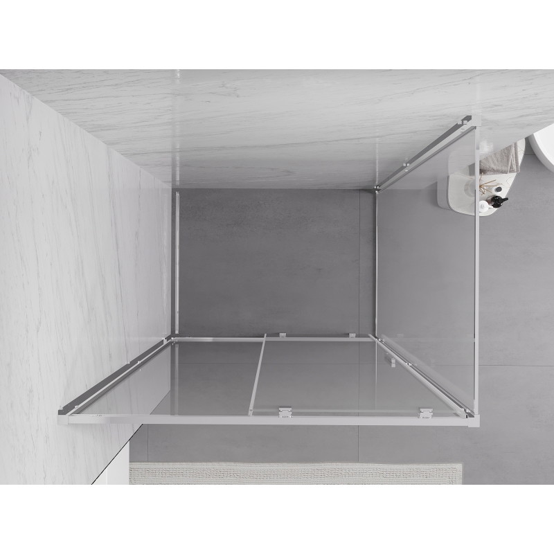 Mexen Exo-S stumdomas dušo kabinas 105 x 75 cm, permatomas, chromuotas - 8151-105-075-01-00