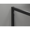 Mexen Exo-R atidarymo dušo kabina 90 x 70 cm, permatomas, juoda - 819-090-070-70-00