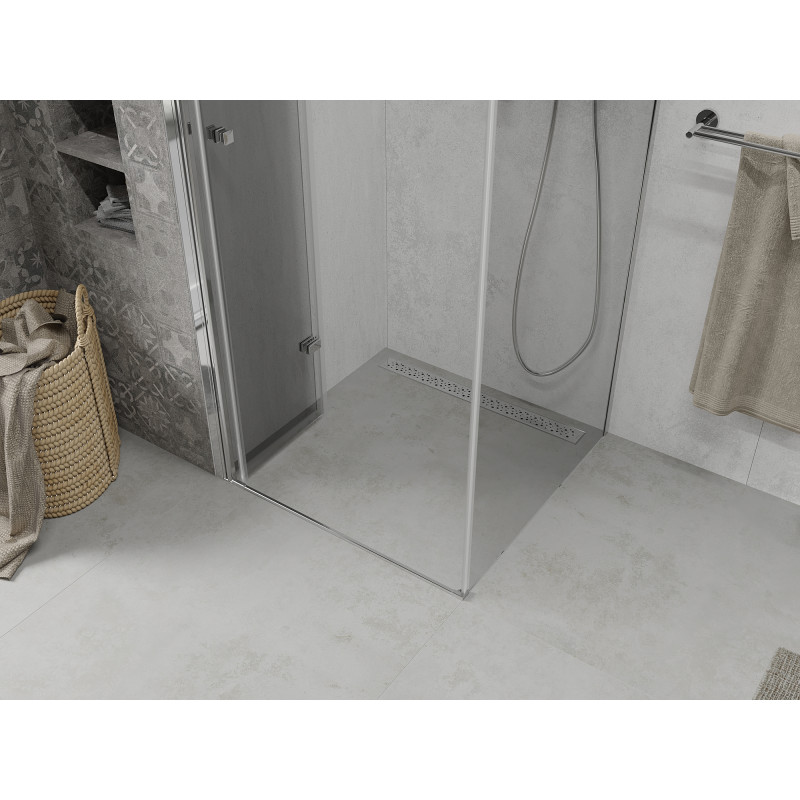 Mexen Lima sulankstoma dušo kabina 70 x 70 cm, skaidri, chromuota - 856-070-070-01-00