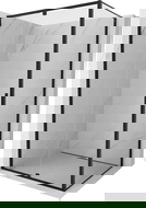 Mexen Exo dušo kabina, atveriama, 150 x 80 cm, permatoma, juoda - 819-150-080-70-00
