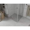 Mexen Lima lankstoma dušo kabina 110 x 110 cm, permatomas, chromas - 856-110-110-01-00