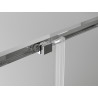 Mexen Exo-S stumdoma dušo kabina, 95 x 95 cm, permatoma, chromuota - 8151-095-095-01-00