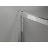 Mexen Exo-S berėmės dušo kabina 140 x 95 cm, skaidri, chromas - 8151-140-095-01-00