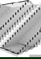 Mexen Exo atsidarančioji dušo kabina 150 x 90 cm, skaidri, juoda - 819-150-090-70-00