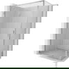 Mexen Exo slenkantis dušo kabinas 120 x 100 cm, permatomas, chromas - 8151-120-100-01-00