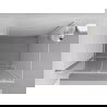 Mexen Exo dušo kabina su stumdomomis durimis 160 x 100 cm, skaidri, chromuota - 8151-160-100-01-00