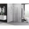 Mexen Exo-BR vonia dušo kabina 70 x 70 cm, skaidri, chromuota - 8181-070-070-01-00
