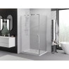 Mexen Exo-BR atidarymo dušo kabina 70 x 75 cm, skaidri, chromuota - 8181-070-075-01-00