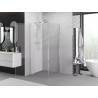 Mexen Exo-BR varstoma dušo kabina 75 x 75 cm, skaidri, chromuota - 8181-075-075-01-00