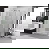 Mexen Exo atidaromas dušo kabina 85 x 90 cm, permatomas, chromas - 8181-085-090-01-00