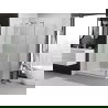 Mexen Exo slenkantis dušo kabinas 120 x 100 cm, permatomas, chromas - 8151-120-100-01-00