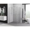 Mexen Exo-BR varstoma dušo kabina 75 x 100 cm, skaidri, chromas - 8181-075-100-01-00