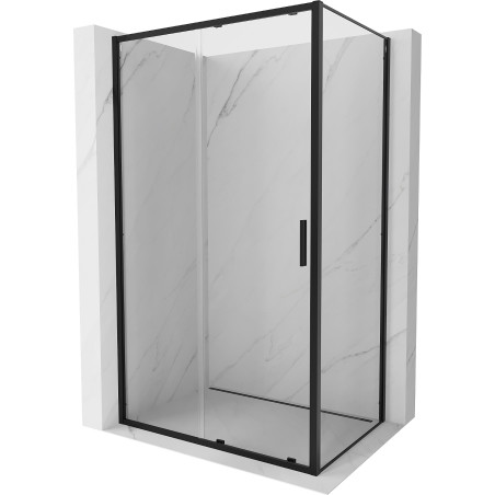 Mexen Exo-S stumdomas dušo kabina 105 x 70 cm, permatomas, juodas - 8151-105-070-70-00