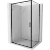Mexen Exo dušo kabina 85 x 80 cm, skaidri, juoda - 8181-085-080-70-00
