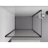Mexen Exo dušo kabina 85 x 80 cm, skaidri, juoda - 8181-085-080-70-00