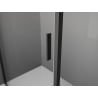 Mexen Exo dušo kabina 85 x 80 cm, skaidri, juoda - 8181-085-080-70-00
