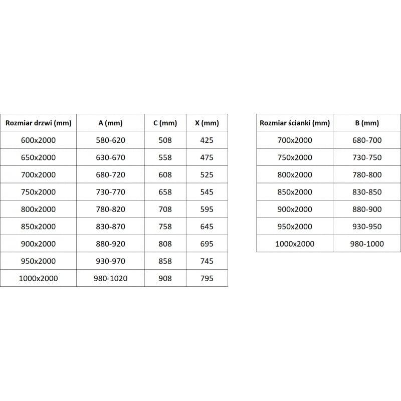 Mexen Exo dušo kabina su darinamu durų atidarymu 90 x 90 cm, permatoma, juoda - 8181-090-090-70-00