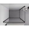Mexen Exo-BR atveriama dušo kabina 85 x 100 cm, skaidri, juoda - 8181-085-100-70-00