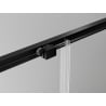 Mexen Exo stumdoma dušo kabina 100 x 80 cm, skaidri, juoda - 8151-100-080-70-00