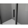 Mexen Exo-S stumdomasis dušo kabinas 150 x 80 cm, skaidrus, juodas - 8151-150-080-70-00