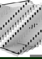 Mexen Exo atsidaroma dušo kabina 100 x 95 cm, skaidri, juoda - 814-100-095-70-00