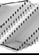 Mexen Exo stumdomos dušo kabina 120 x 90 cm, permatomas, juodas - 8151-120-090-70-00