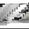 Mexen Exo atveriama dušo kabina 80 x 80 cm, skaidri, chromuota - 8182-080-080-01-00