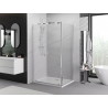 Mexen Exo-BR Duo atveriama dušo kabina 80 x 70 cm, skaidri, chromas - 8182-080-070-01-00