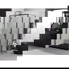 Mexen Exo stumdomos dušo kabinos 150 x 95 cm, skaidrios, juodos - 8151-150-095-70-00