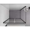 Mexen Exo-BR Duo 80 x 90 cm atsidaroma dušo kabina, permatomas, juodas - 8182-080-090-70-00