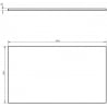 Mexen Uni stalviršis spintelei 80 cm, blizgus baltas - 91AXX-0804-464-18-00