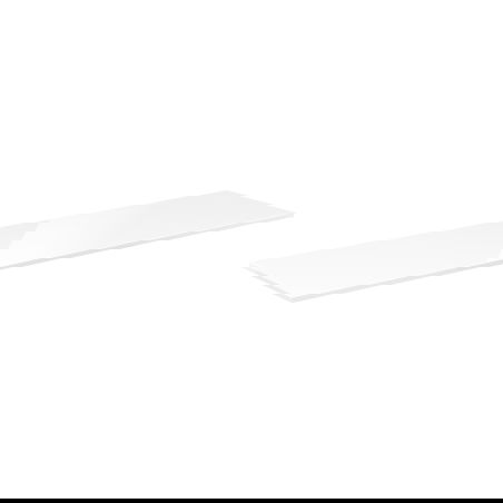 Mexen Uni stalviršis spintelei 190 cm, baltas blizgus - 91AXX-1904-464-18-00